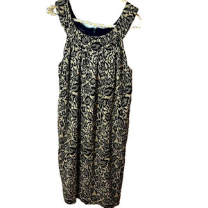 nine west metallic sleeveless knit dress Size 10